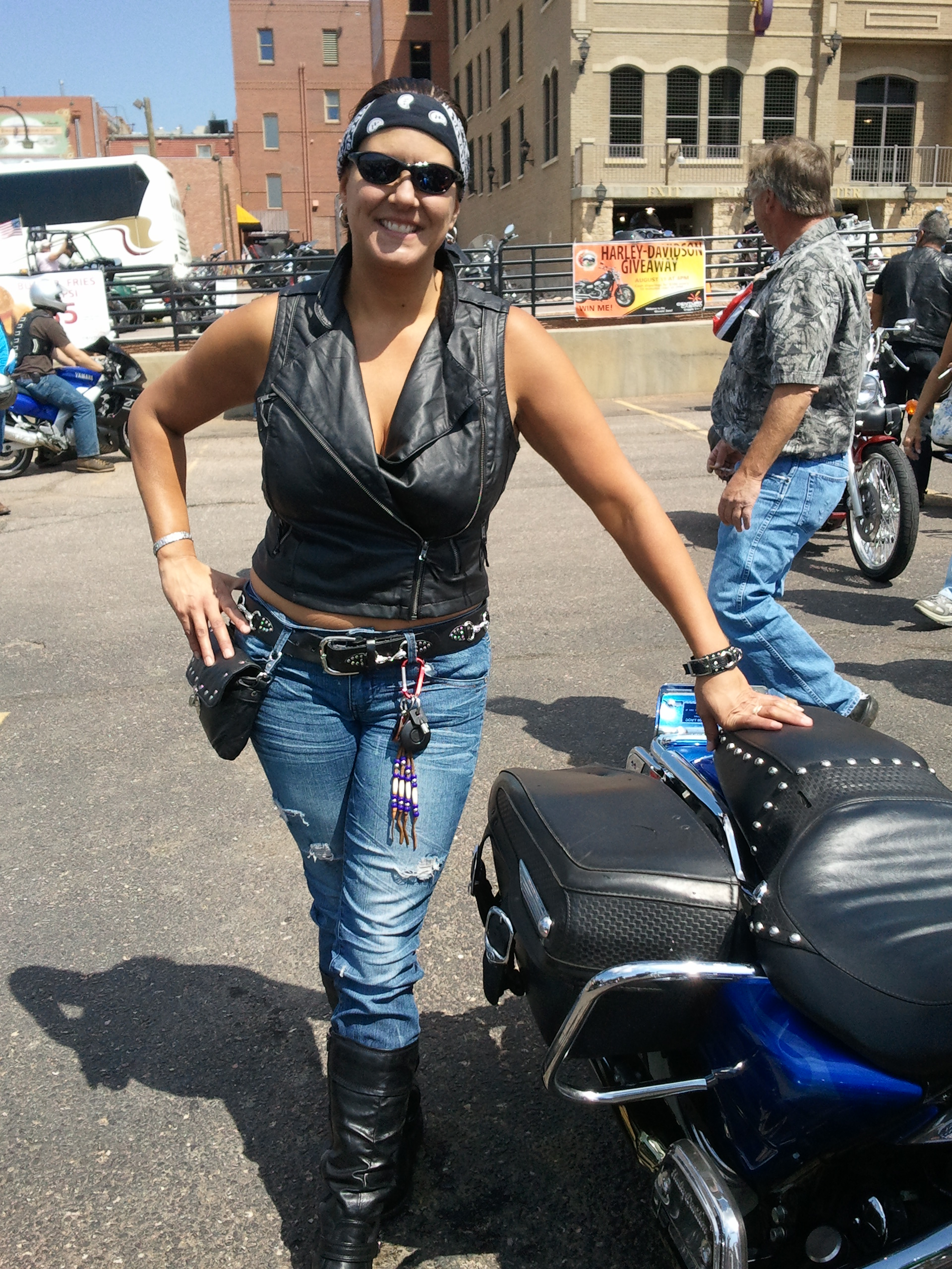 Download this Biker Chick Heather picture